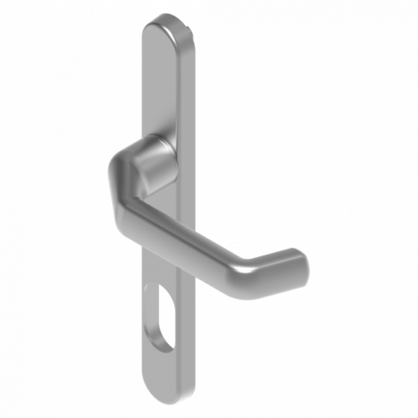 Drückerschild Außen mit Kernziehschutz WK3